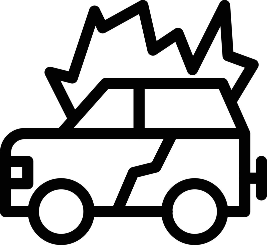 ilustración de vector de explosión de coche en un fondo. símbolos de calidad premium. iconos vectoriales para concepto y diseño gráfico.