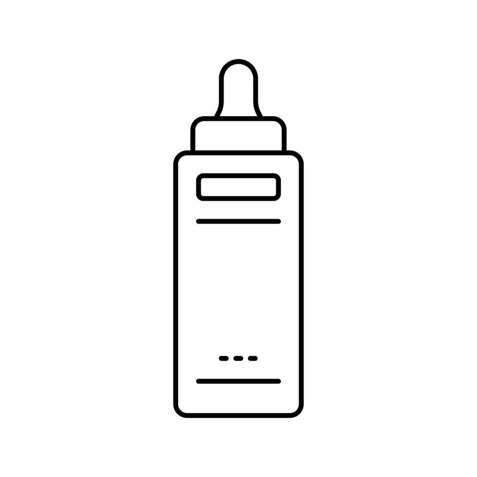 scalp savior line icon vector illustration