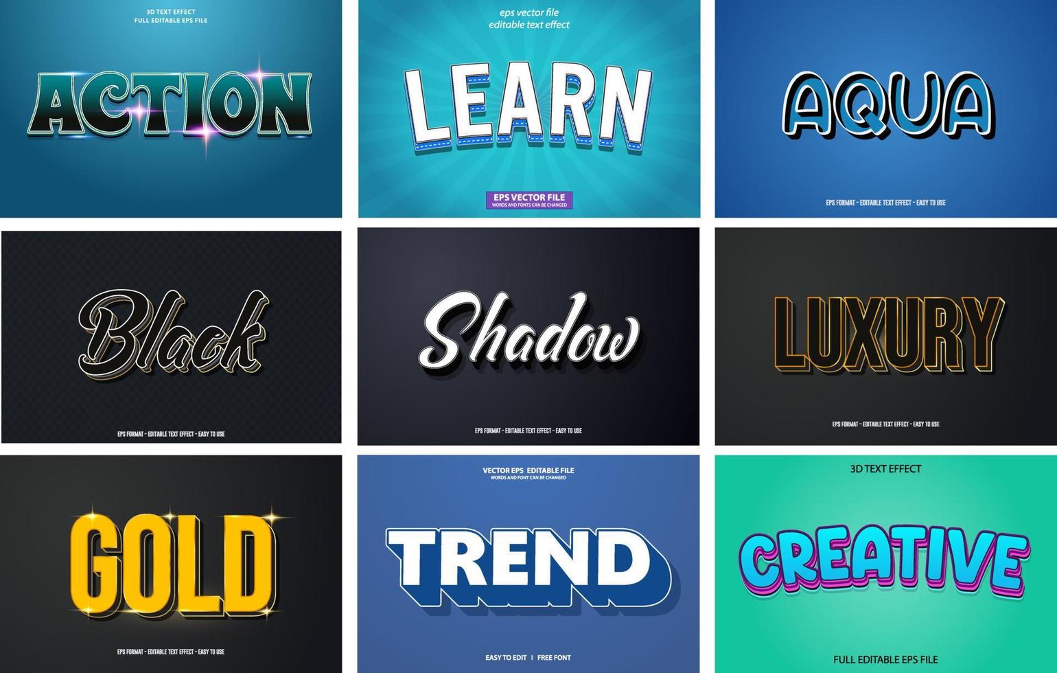 Editor Text Effect and Logo Design Word