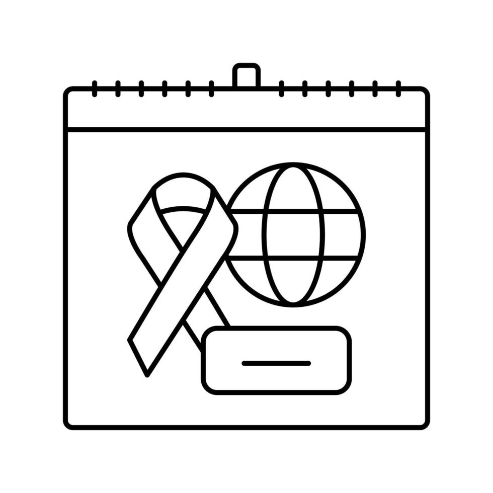 international day for tolerance line icon vector illustration