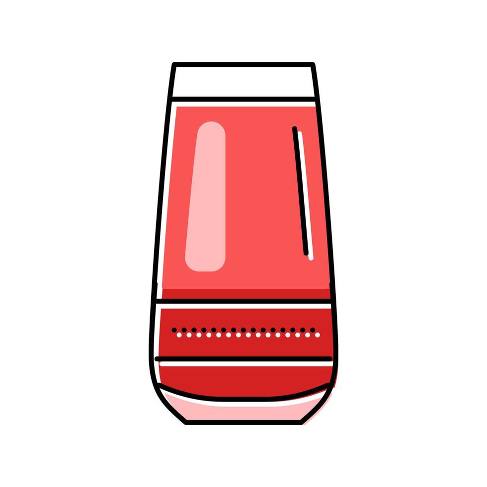 drink raspberry fruit berry color icon vector illustration