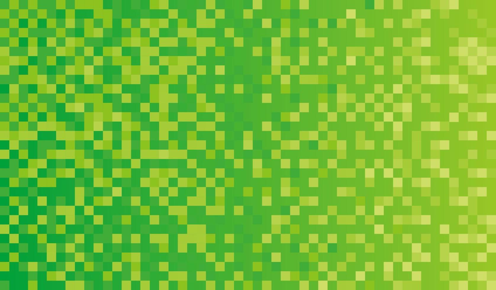 ilustración de fondo de textura de píxel verde vectorial. vector