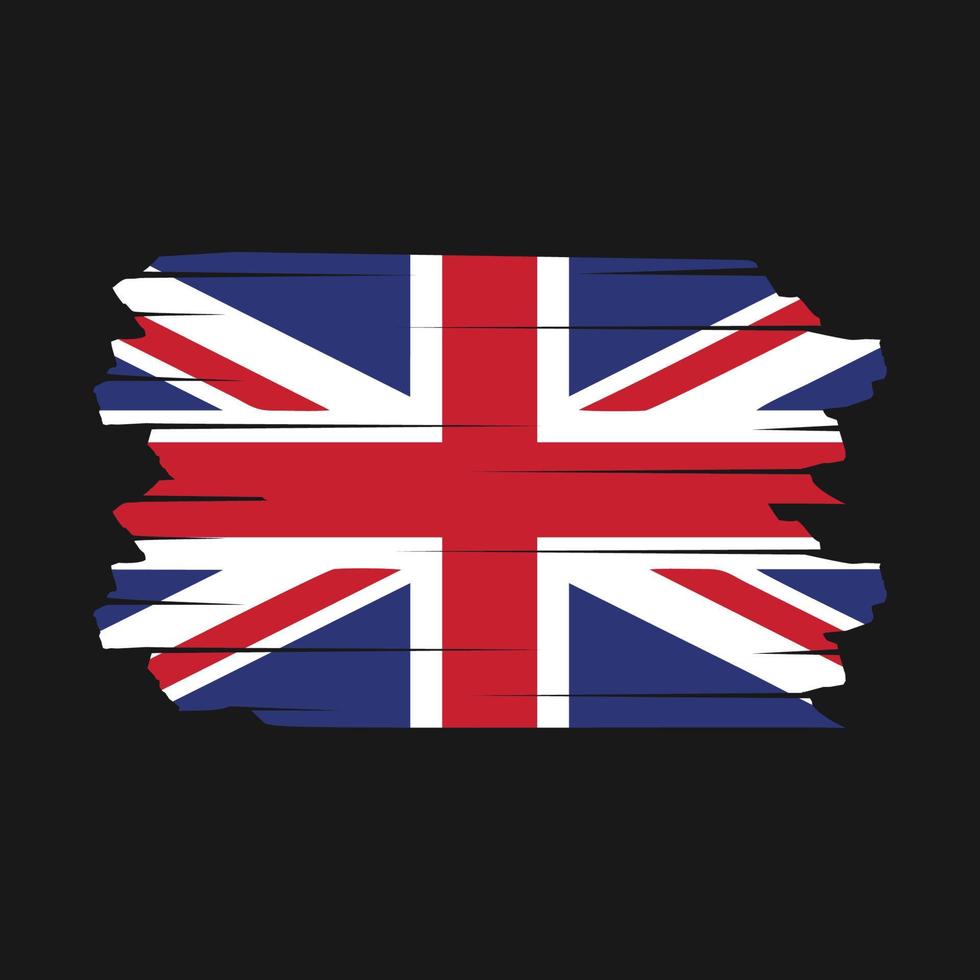 UK Flag Brush Vector