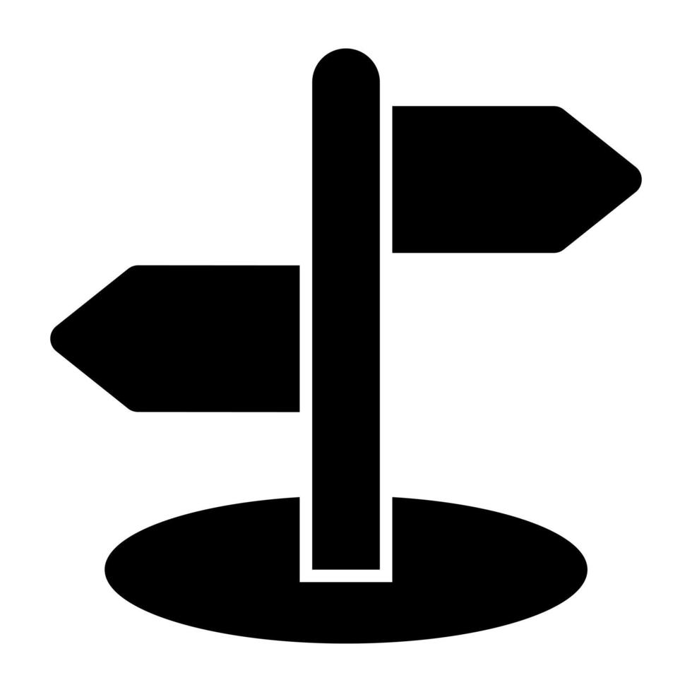 Modern design icon of roadboard vector