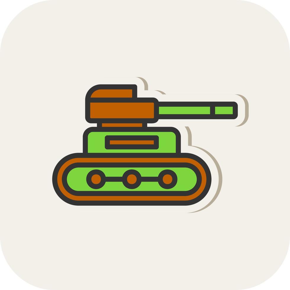 icono de vector de tanque