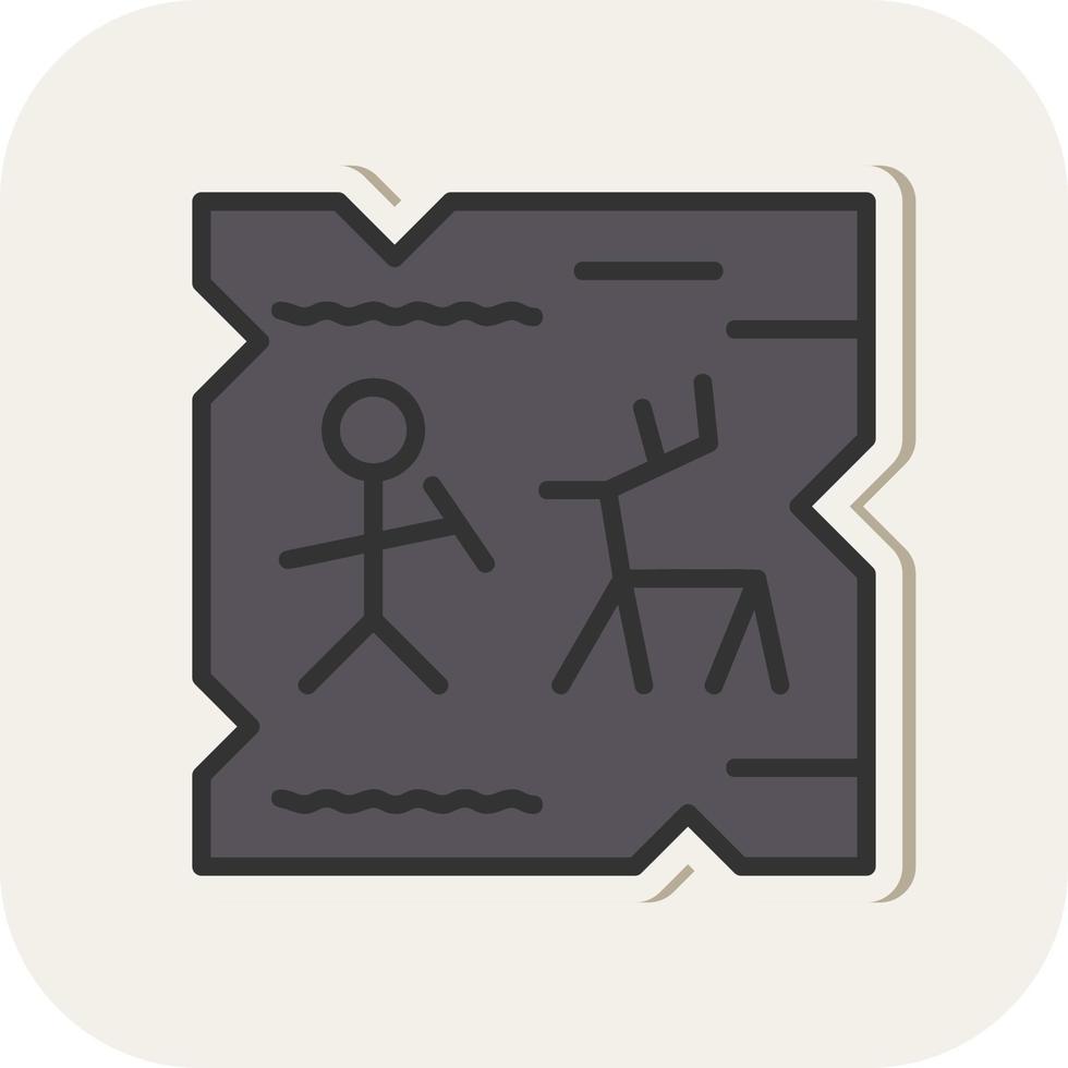 Cave Painting Vector Icon