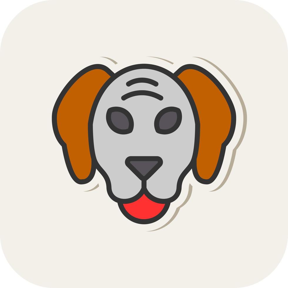 icono de vector de perro