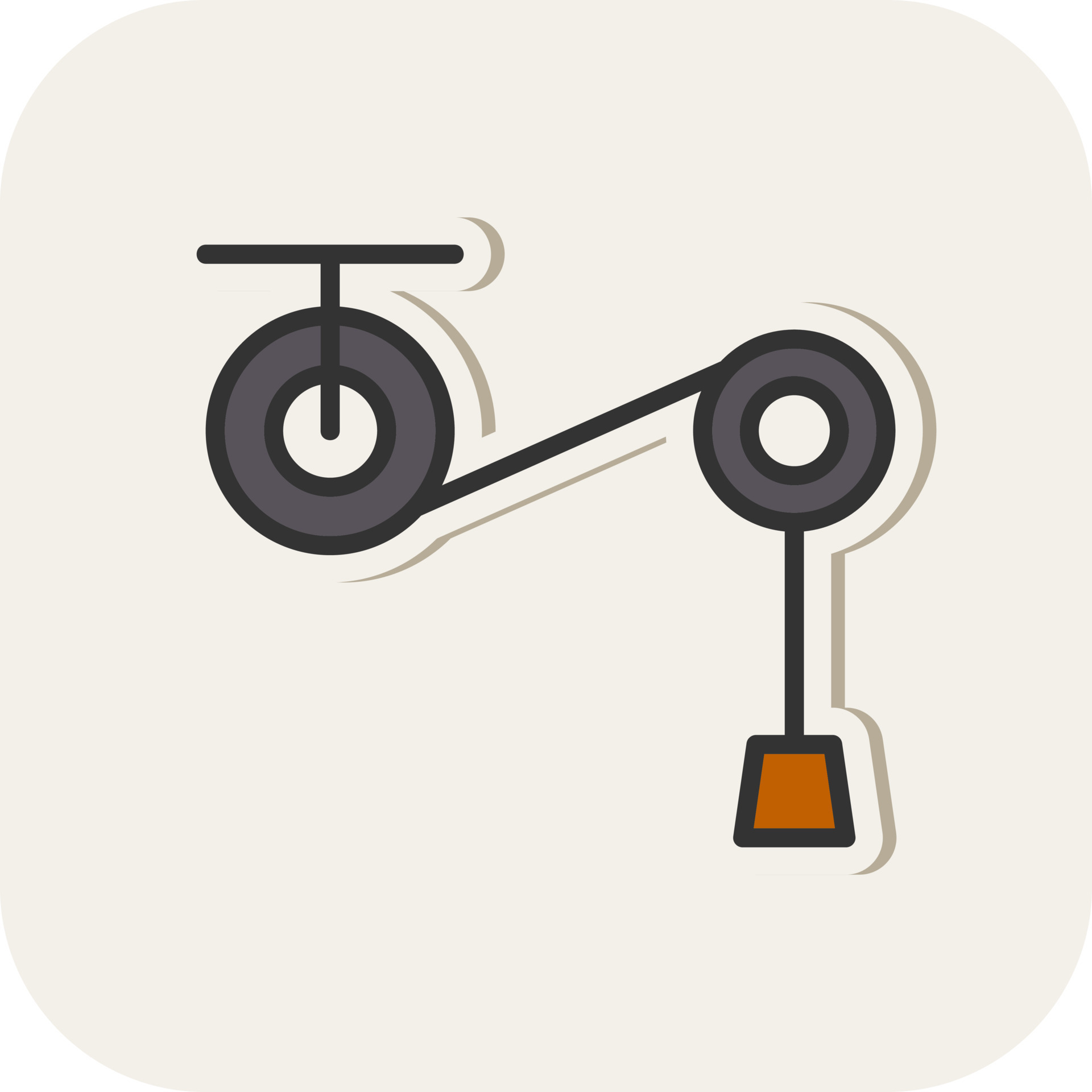 Pulley Vector Icon 19542838 Vector Art at Vecteezy