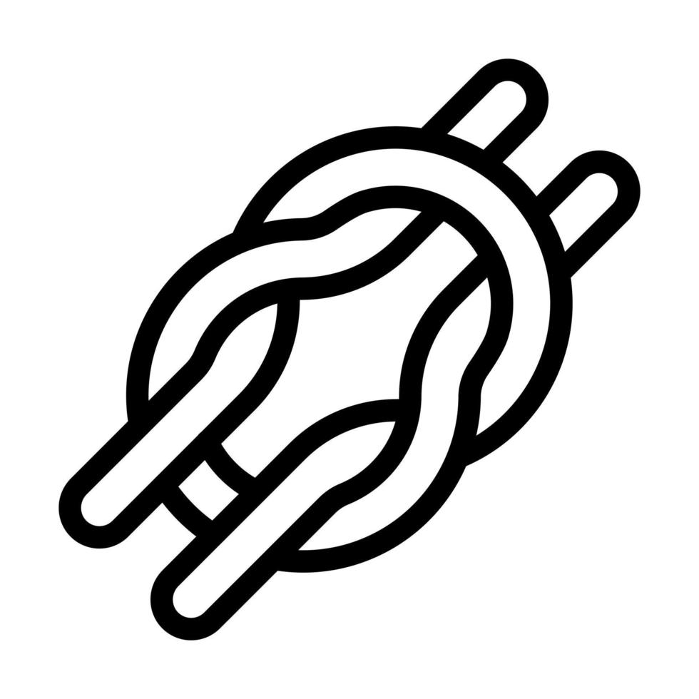 Reef Knot Icon Design vector