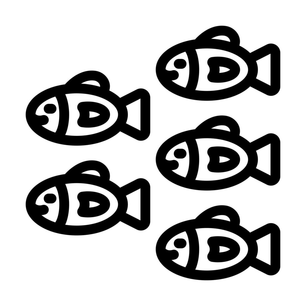 Shoal Icon Design vector