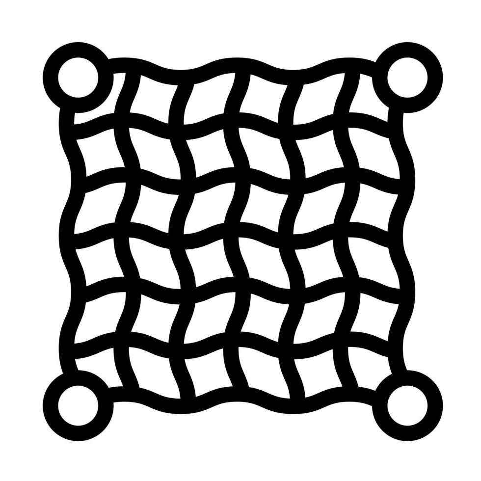 Fishing Net Icon Design vector