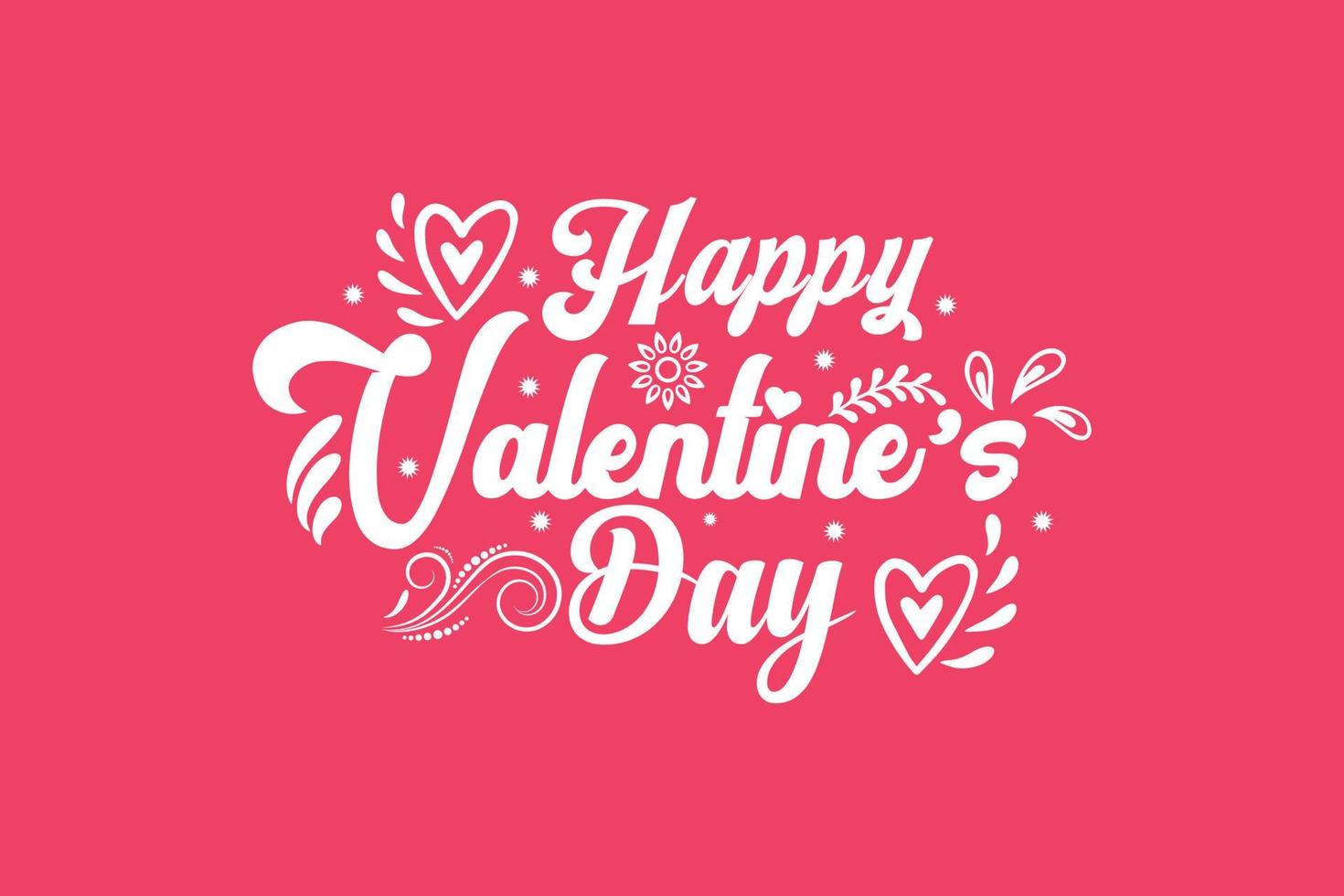Happy Valentines Day vector