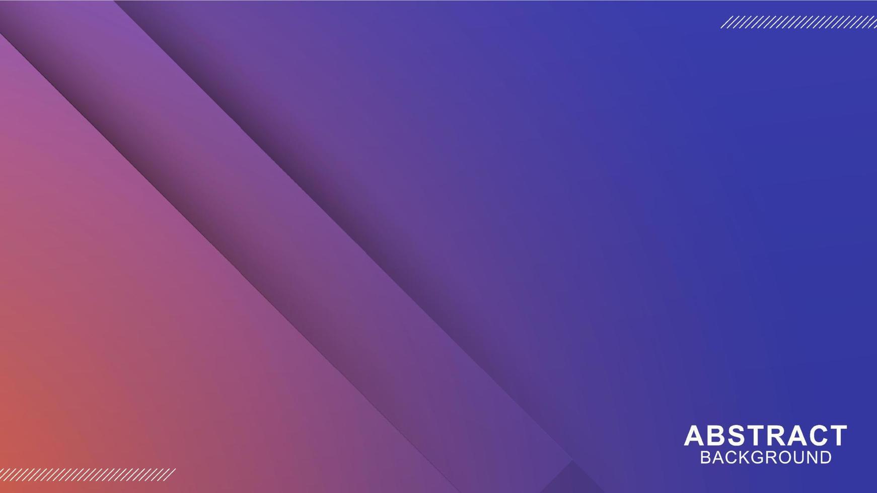 Abstract 3d lines background with layered design vector
