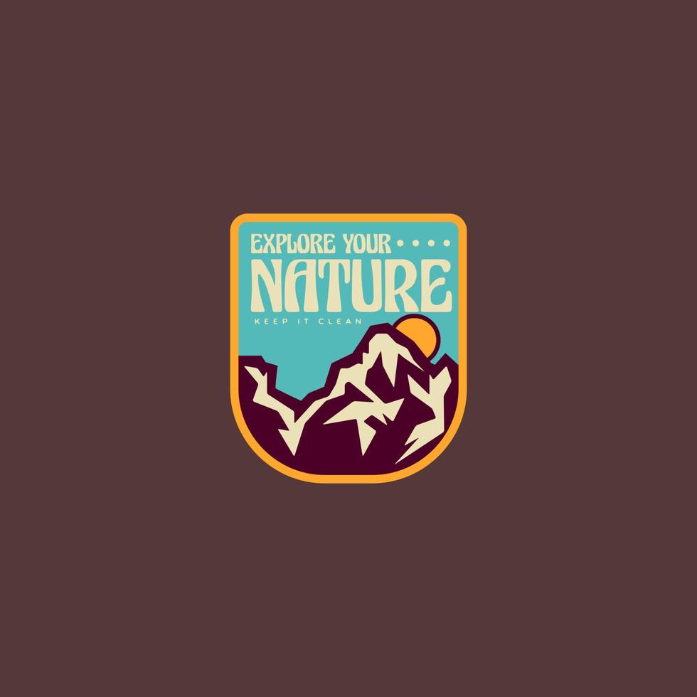 Vintage Badge logo vector design template