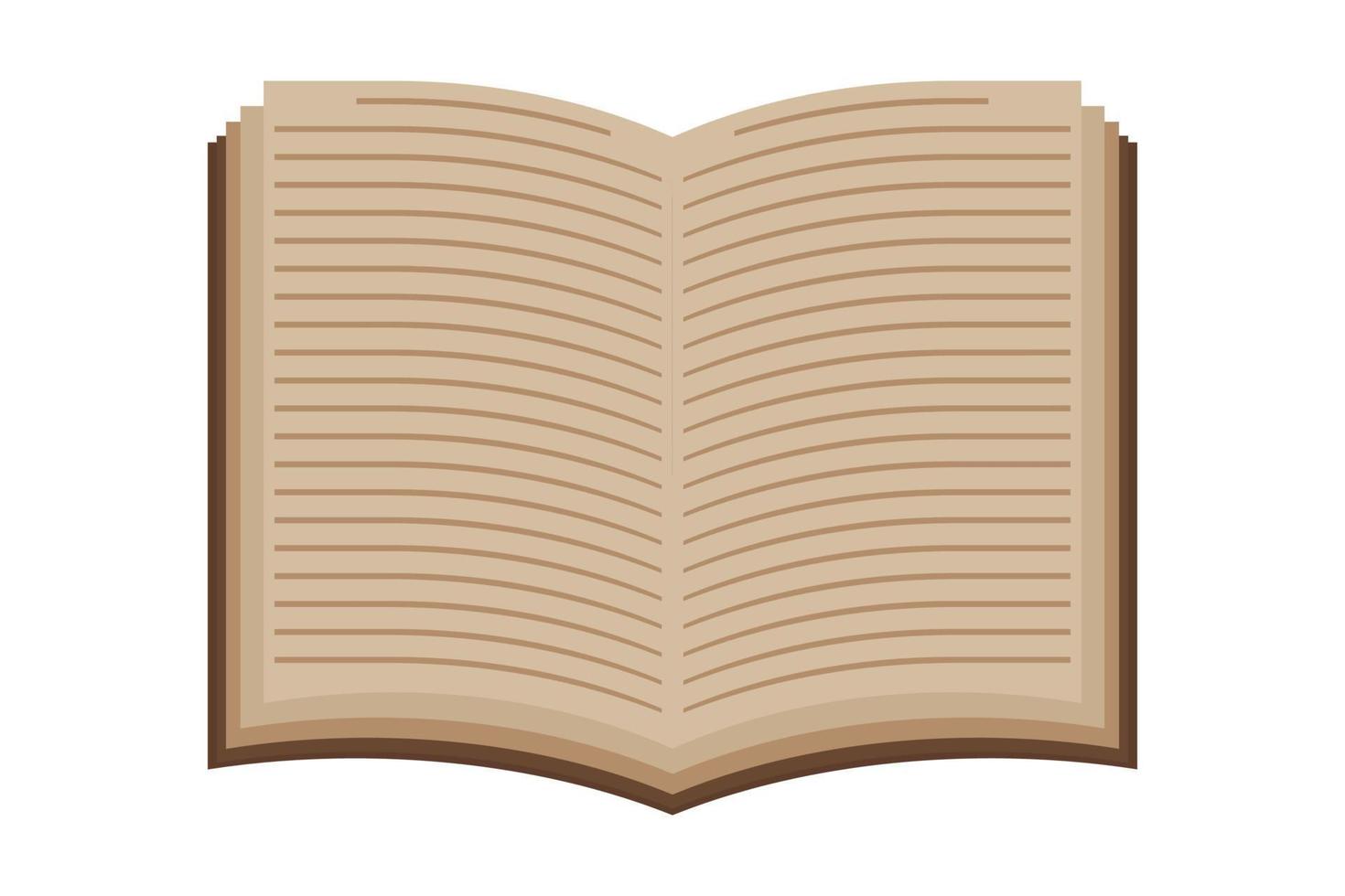 open book illustration vector