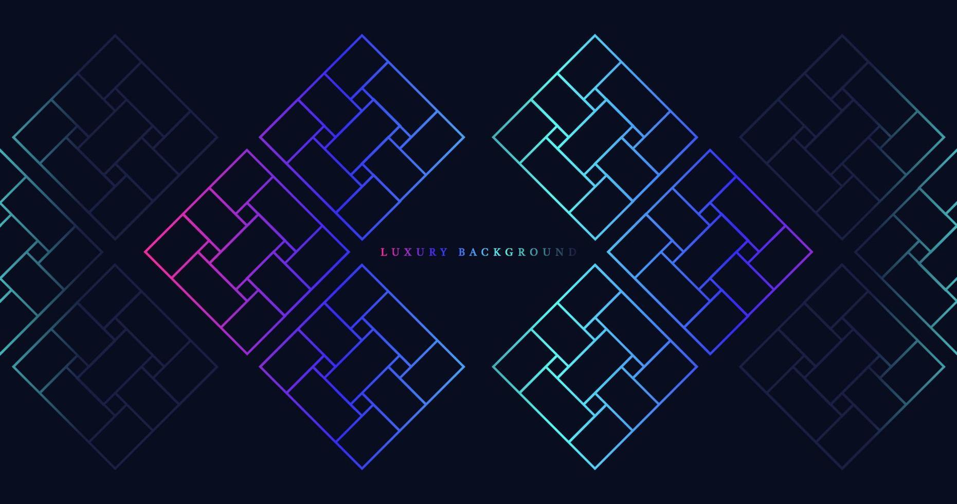 abstract gradient geometric in line style design vector