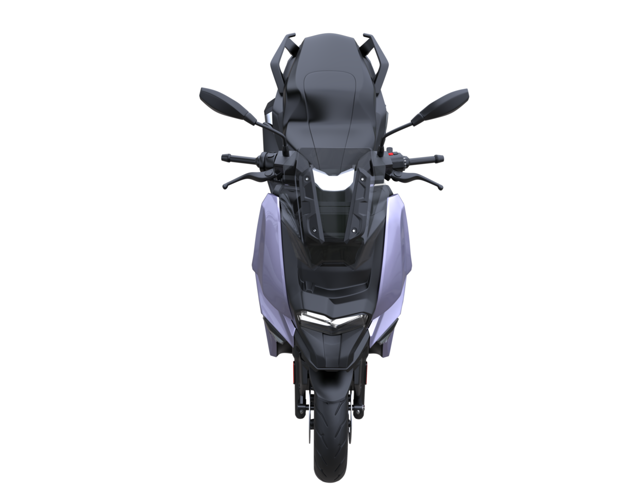 Motorcycle isolated on transparent background. 3d rendering - illustration png