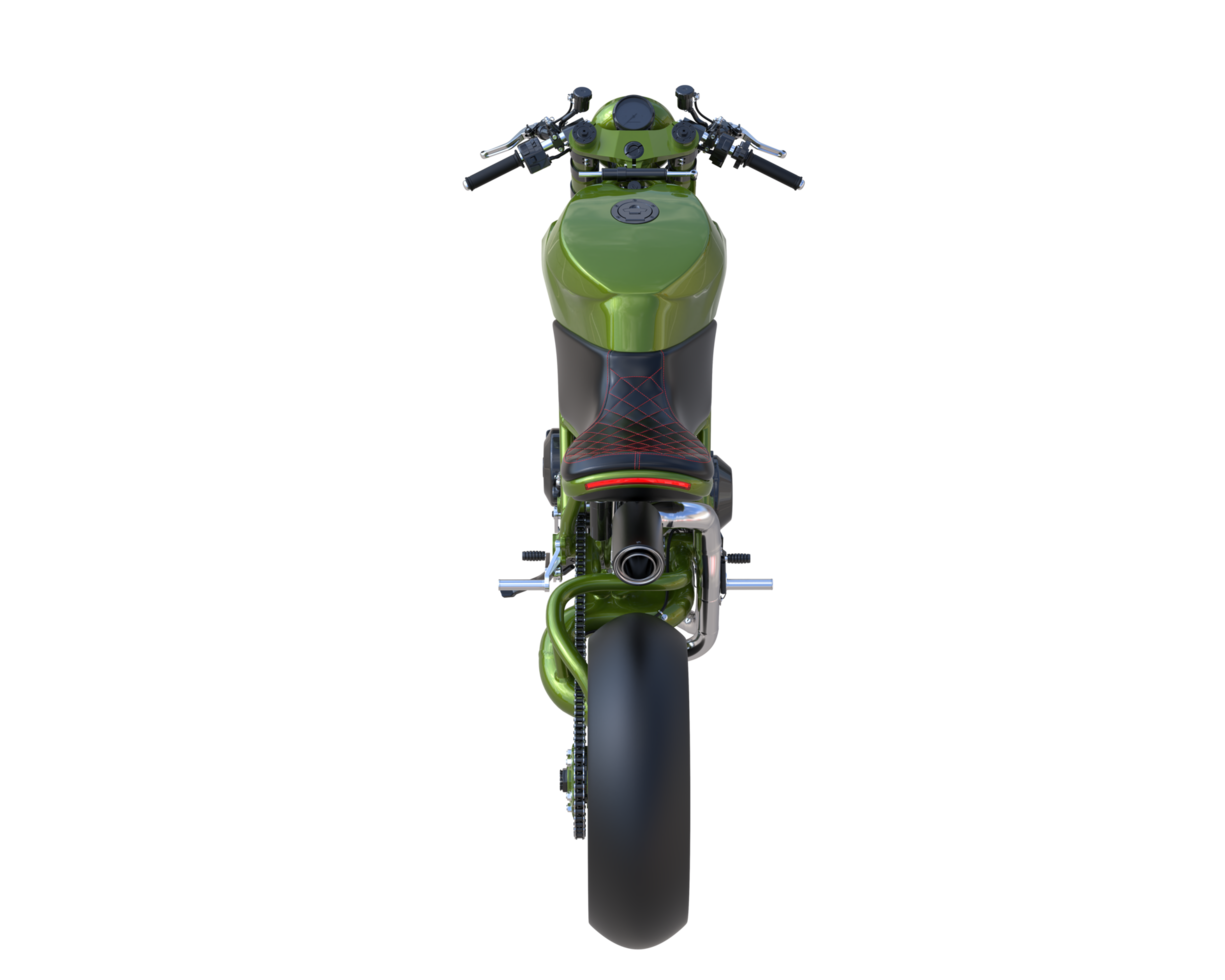 Motorcycle isolated on transparent background. 3d rendering - illustration png