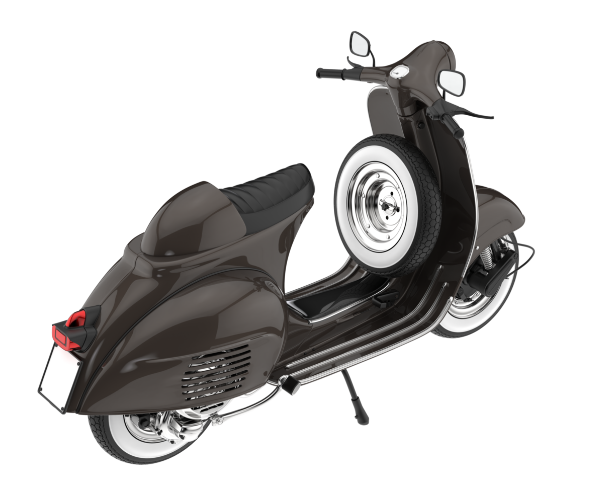 Motorcycle isolated on transparent background. 3d rendering - illustration png