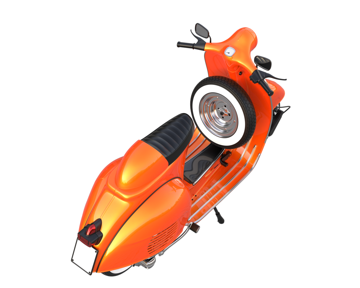 Motorcycle isolated on transparent background. 3d rendering - illustration png