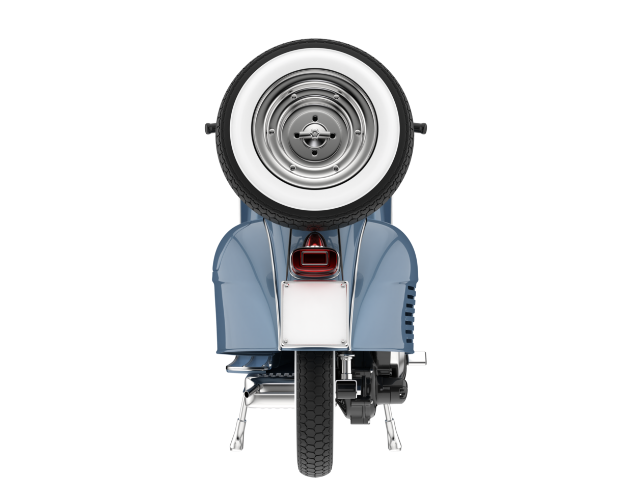 Motorcycle isolated on transparent background. 3d rendering - illustration png