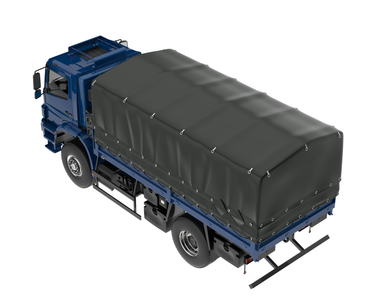 camion isolé sur fond transparent. rendu 3d - illustration png