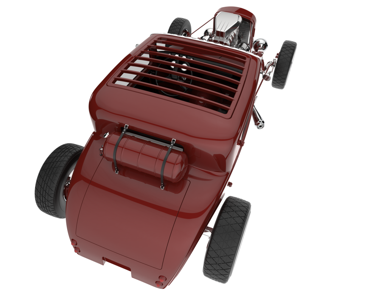 Modern car isolated on transparent background. 3d rendering - illustration png