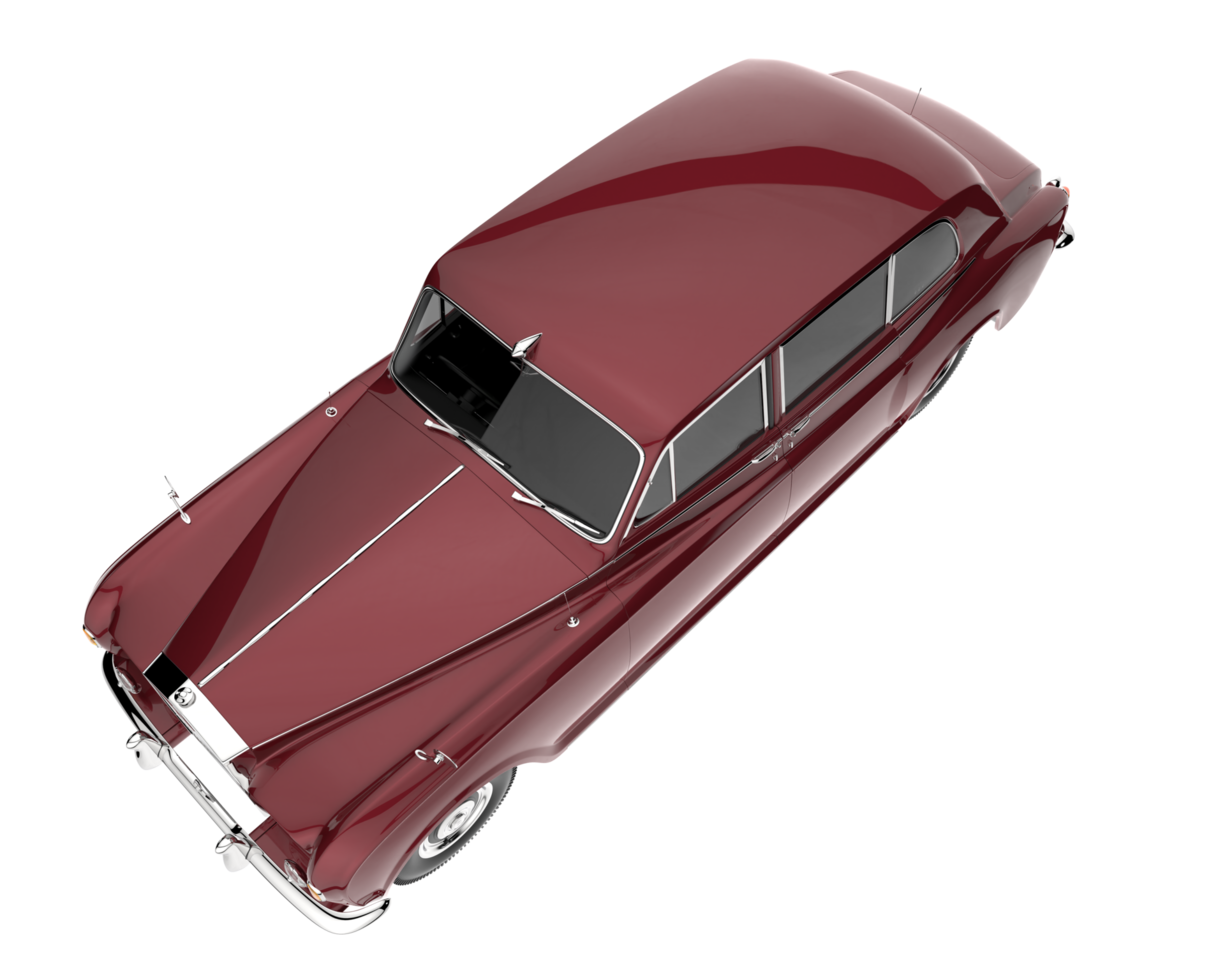 Modern car isolated on transparent background. 3d rendering - illustration png