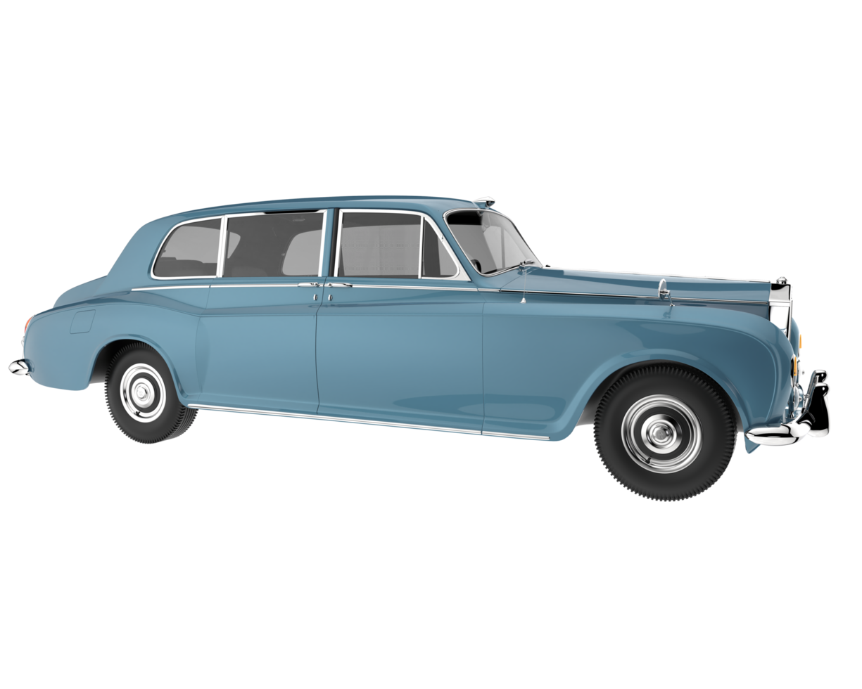 Modern car isolated on transparent background. 3d rendering - illustration png