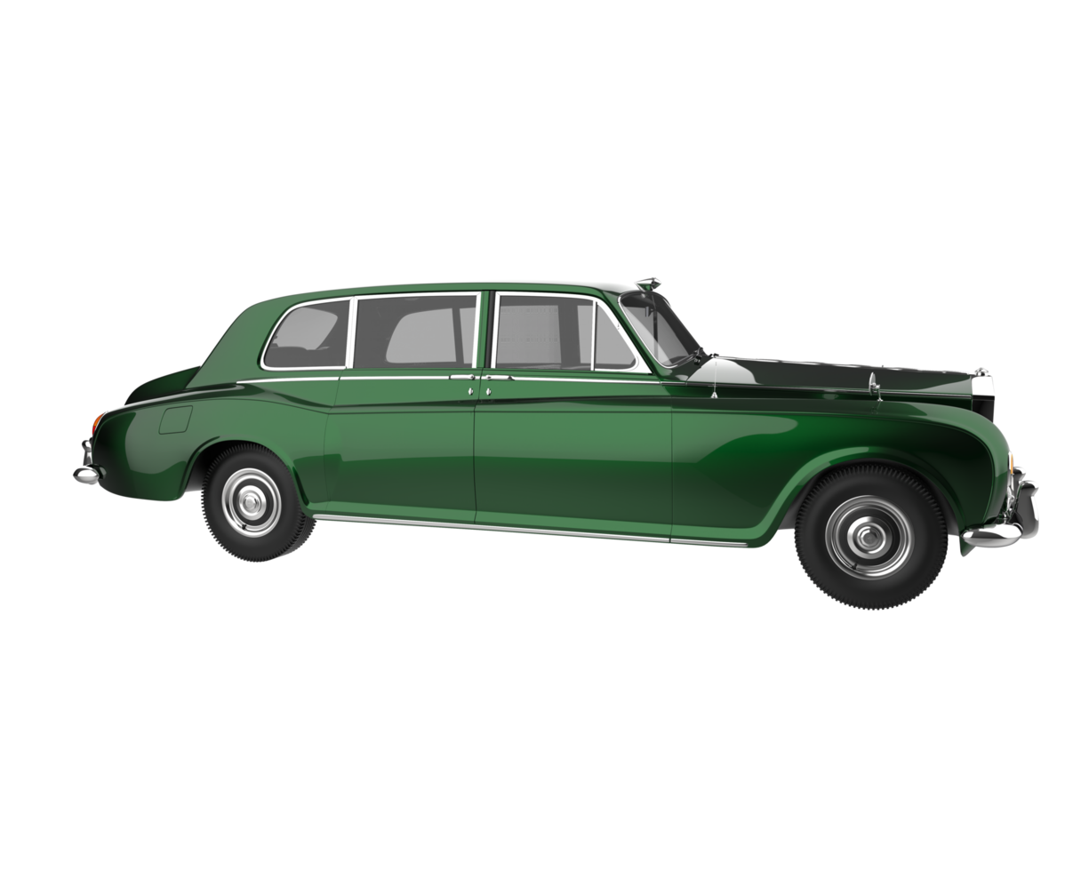 Modern car isolated on transparent background. 3d rendering - illustration png