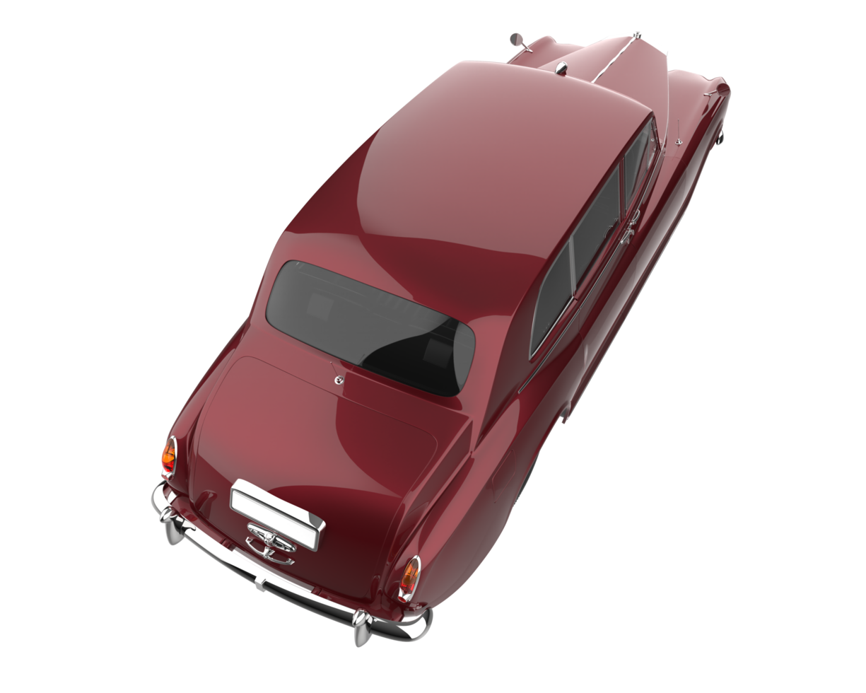 Modern car isolated on transparent background. 3d rendering - illustration png