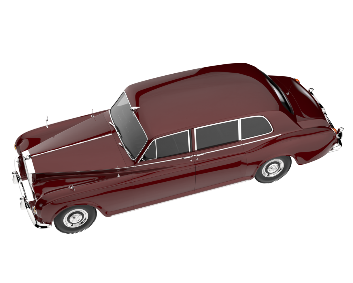 Modern car isolated on transparent background. 3d rendering - illustration png
