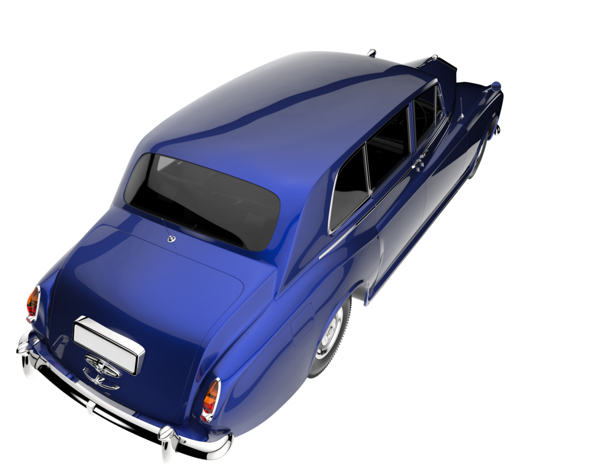 Modern car isolated on transparent background. 3d rendering - illustration png