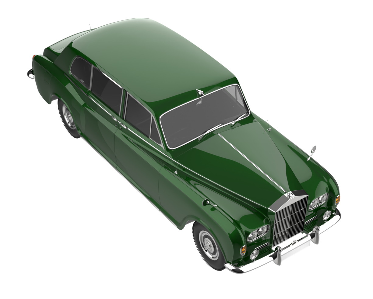 Modern car isolated on transparent background. 3d rendering - illustration png