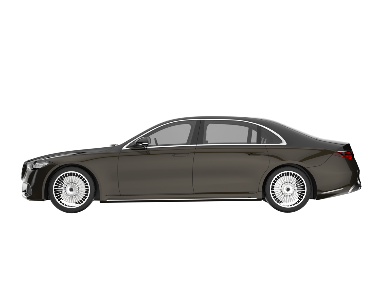 Modern car isolated on transparent background. 3d rendering - illustration png