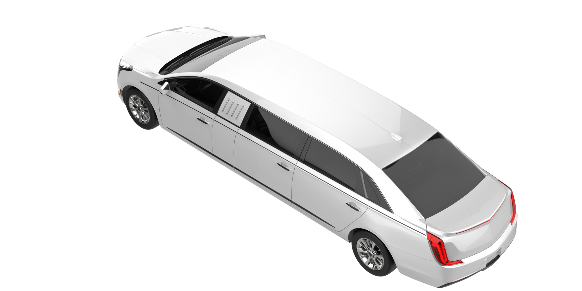 Modern car isolated on transparent background. 3d rendering - illustration png