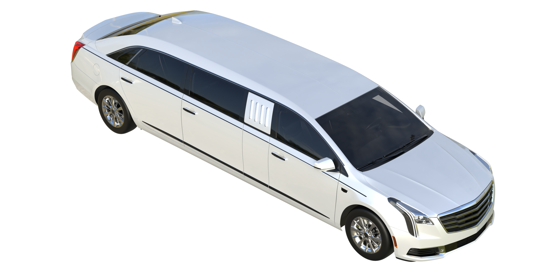 Modern car isolated on transparent background. 3d rendering - illustration png