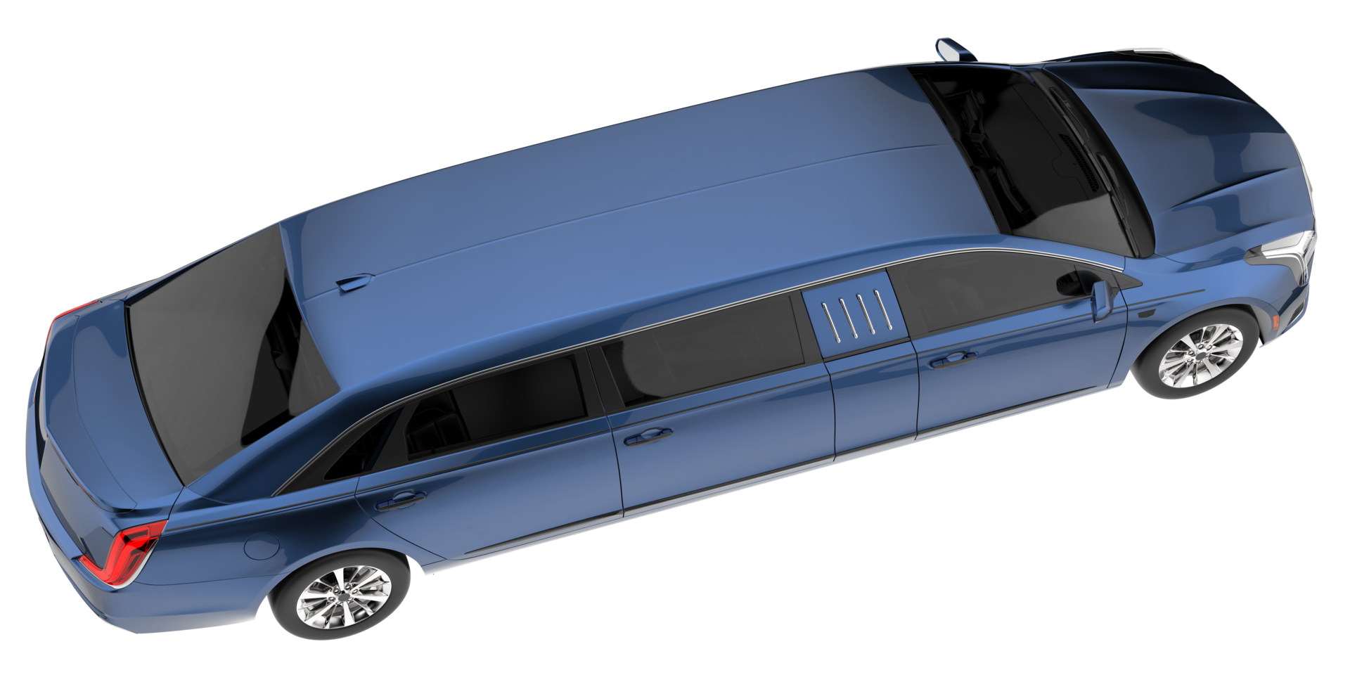 Modern car isolated on transparent background. 3d rendering - illustration png