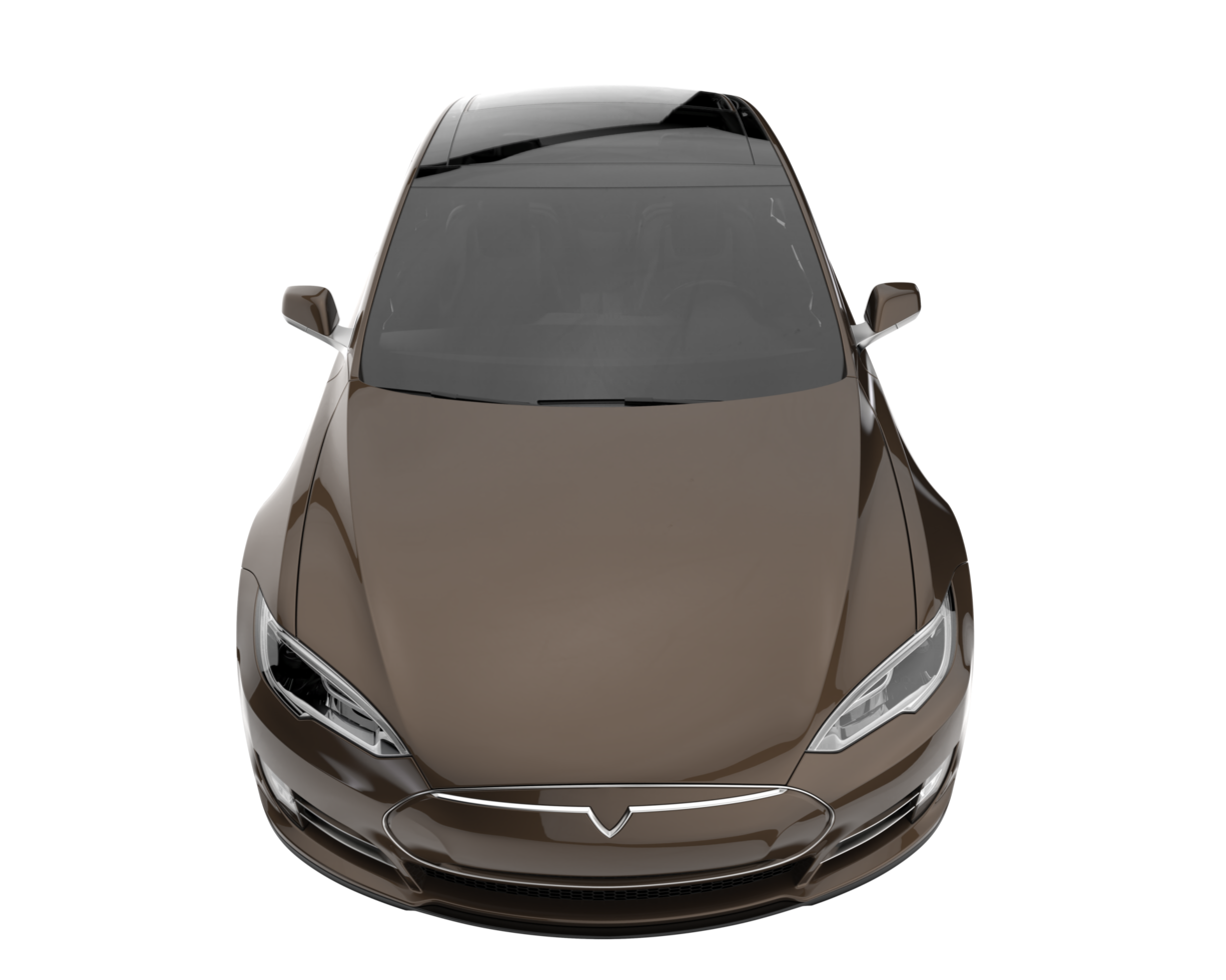 Modern car isolated on transparent background. 3d rendering - illustration png