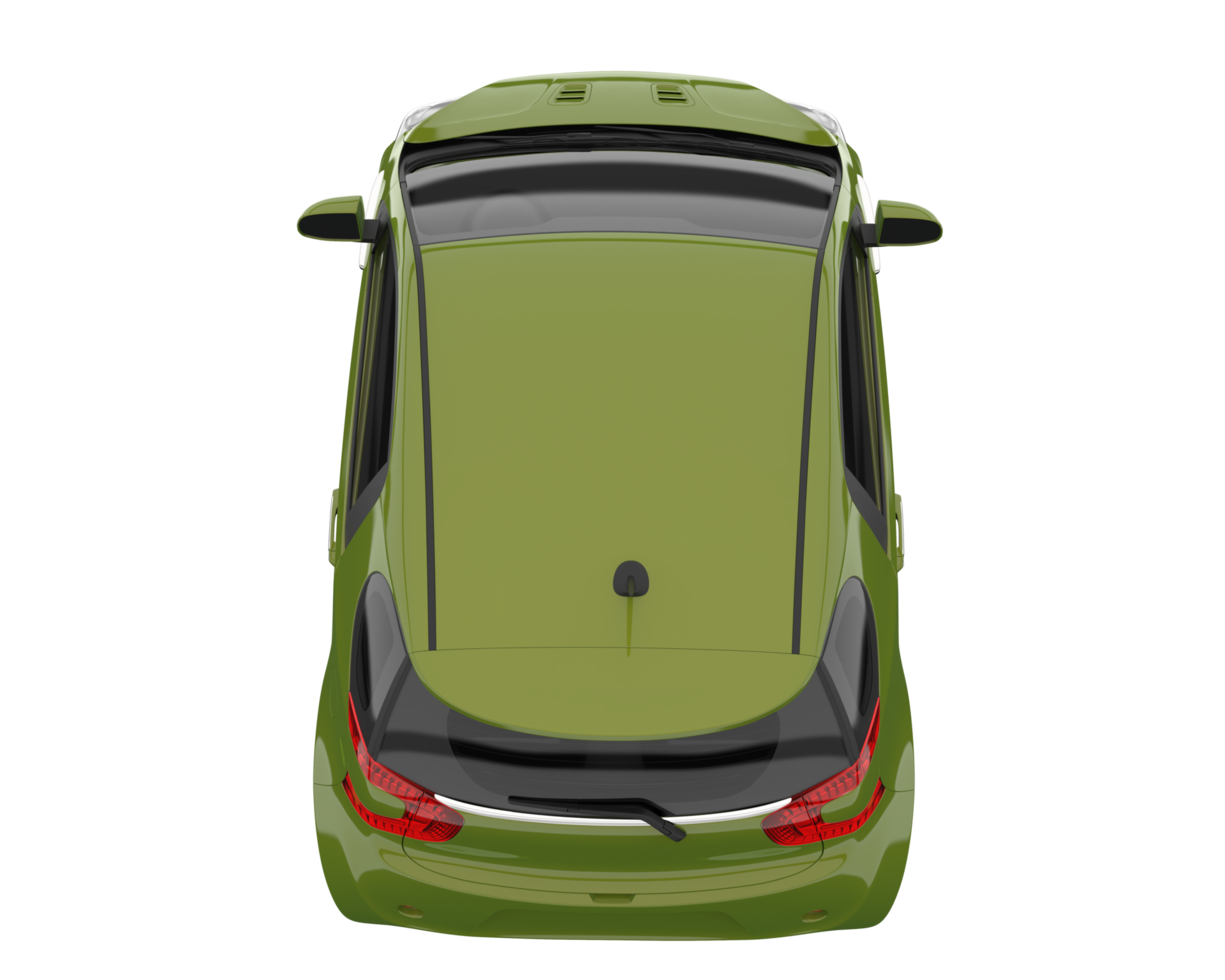 Modern car isolated on transparent background. 3d rendering - illustration png