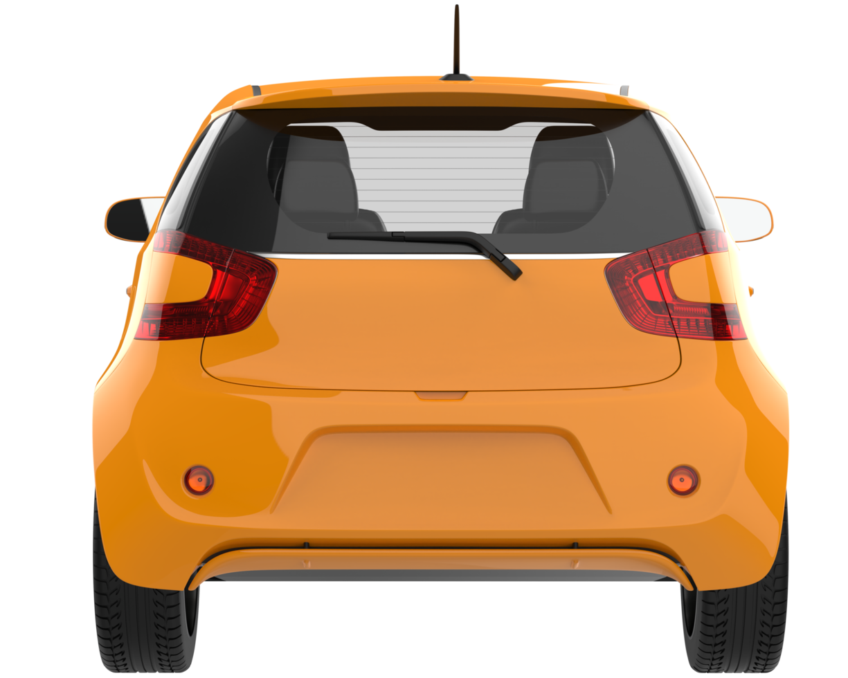 Modern car isolated on transparent background. 3d rendering - illustration png