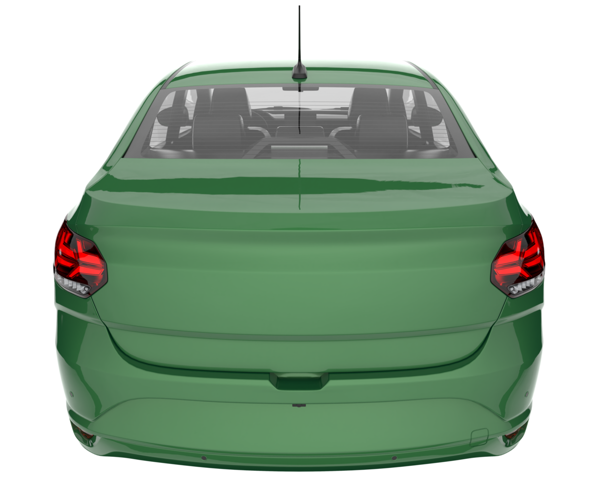 Modern car isolated on transparent background. 3d rendering - illustration png