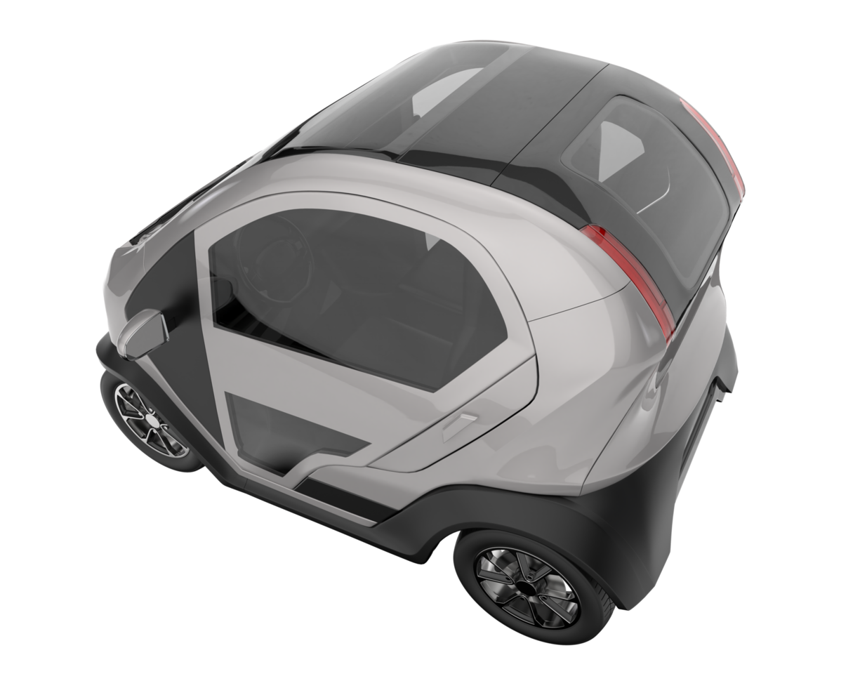 Modern car isolated on transparent background. 3d rendering - illustration png