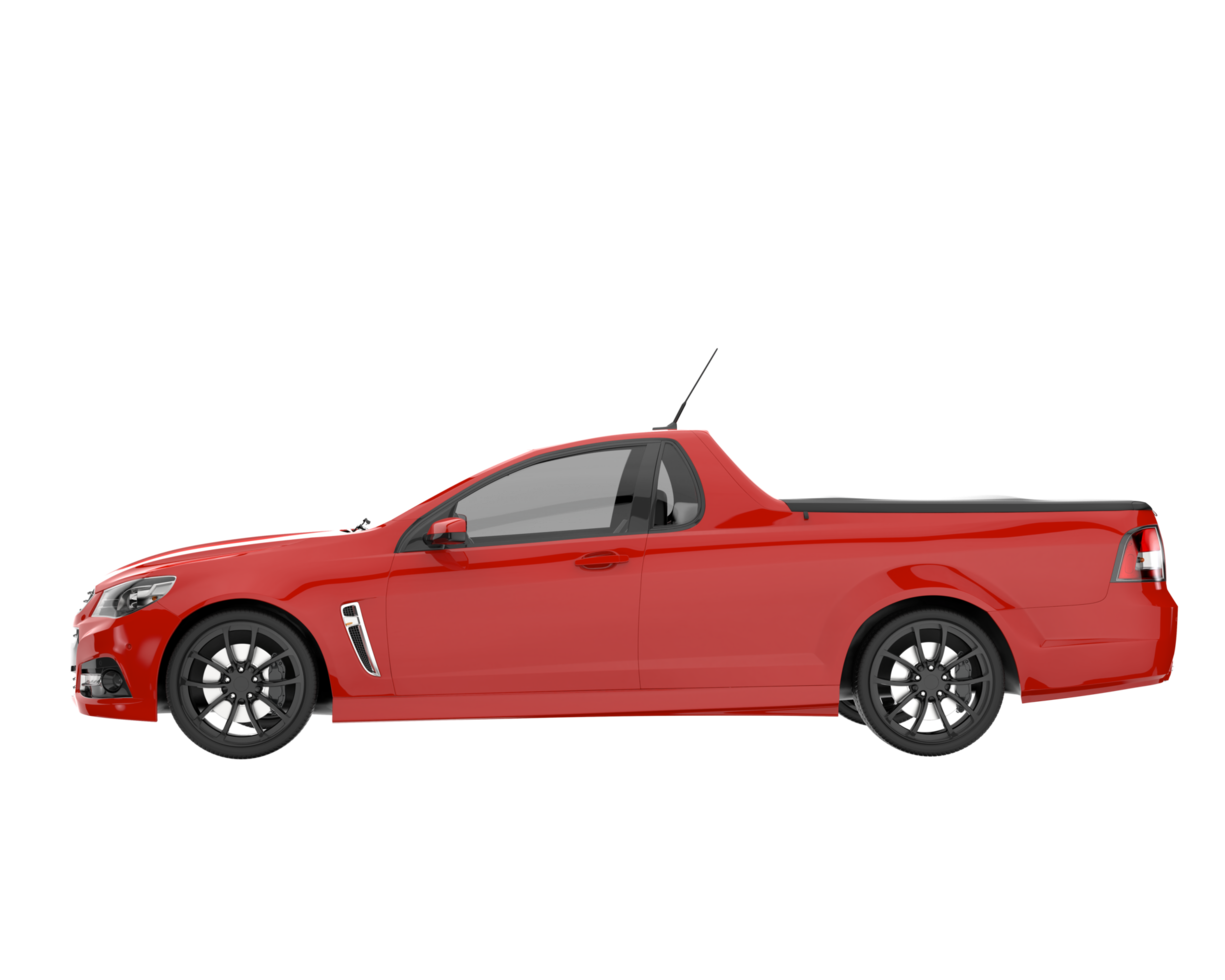 Modern car isolated on transparent background. 3d rendering - illustration png