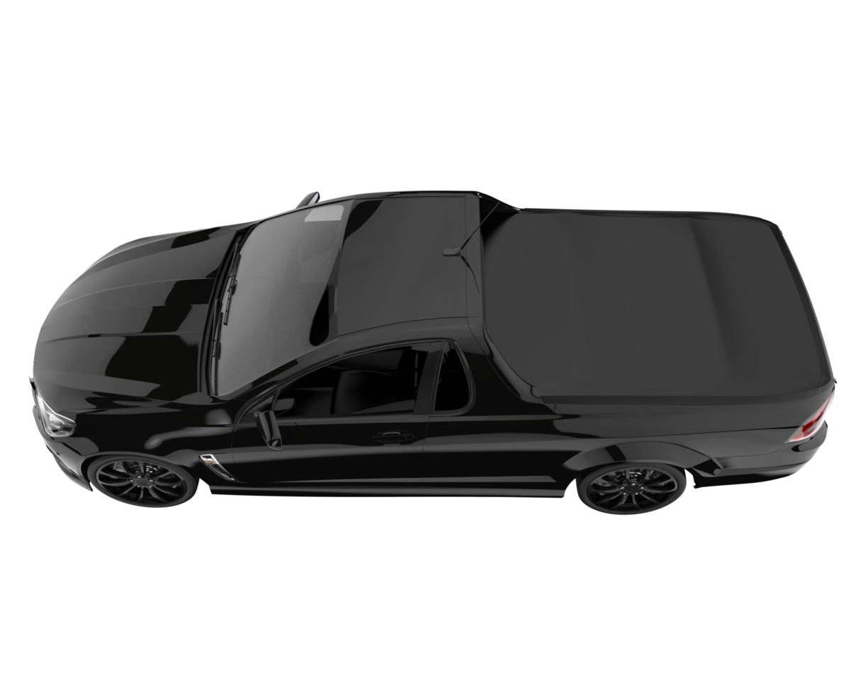 Modern car isolated on transparent background. 3d rendering - illustration png