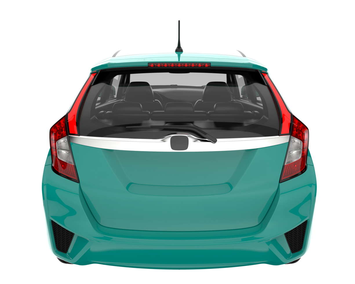 Modern car isolated on transparent background. 3d rendering - illustration png
