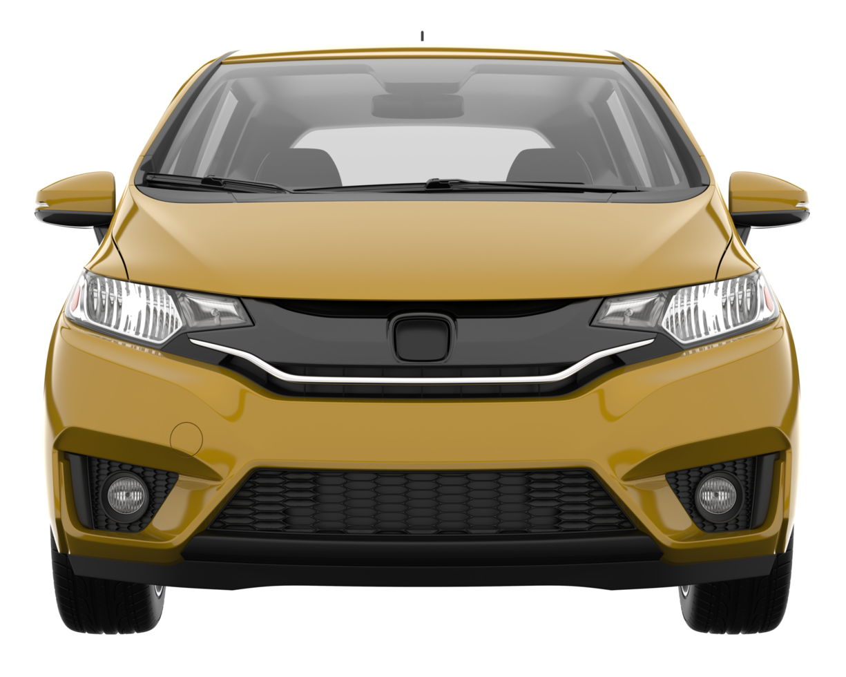 Modern car isolated on transparent background. 3d rendering - illustration png