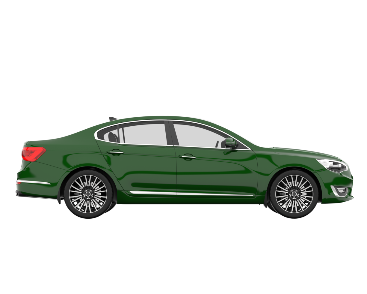 carro moderno isolado em fundo transparente. renderização 3D - ilustração png