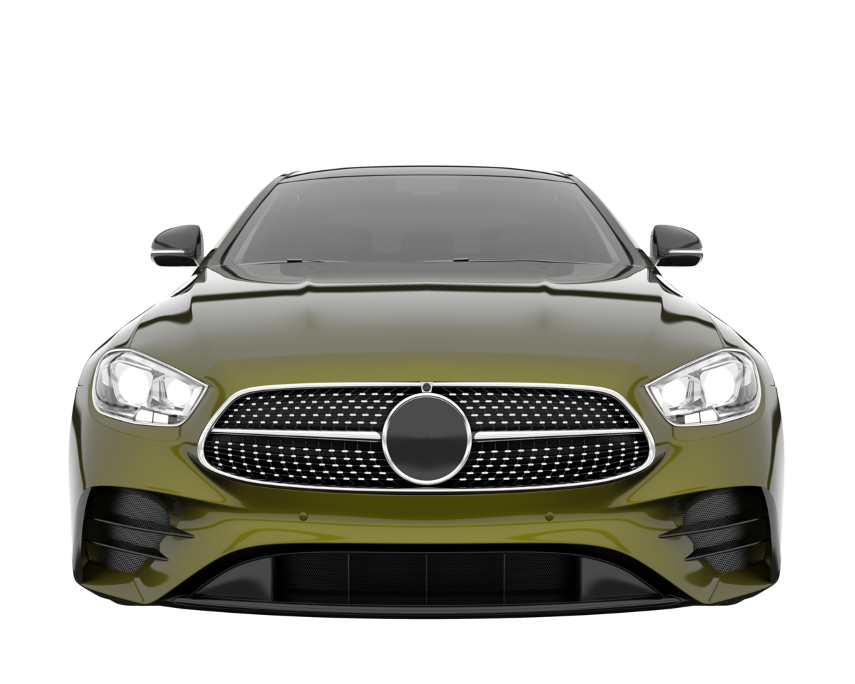 Modern car isolated on transparent background. 3d rendering - illustration png