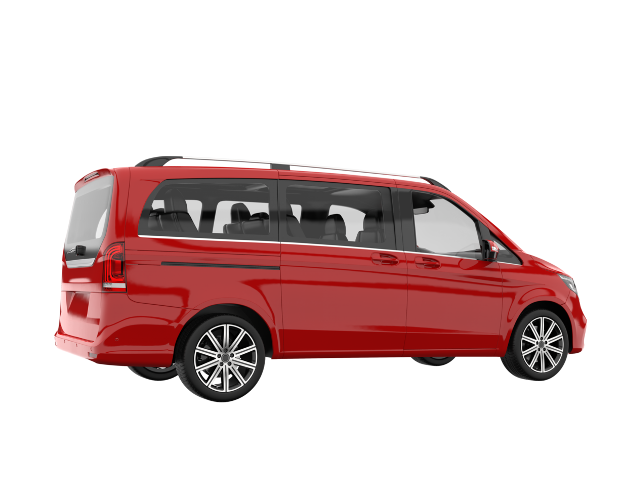 Modern car isolated on transparent background. 3d rendering - illustration png